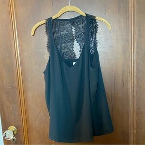 LOFT Black Lace Camisole